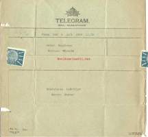 Telegram, Viken 1926 - sähkösanoma
