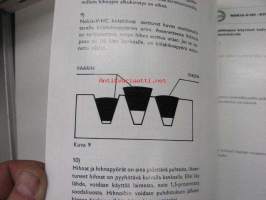 Nokia-V, V-HC ja kapeat kiilahihnat; mallit, käyttötavat, laskentaohjeet, tehonsiirtoarvot, pituustoleranssit, urapyörät, asennus- ja hoito-ohjeet
