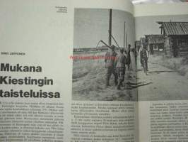 Kansa Taisteli 1969 nr 8, Sonksun vepsäläinen kylä, näköala Petsamon tuntureilta, vesilentokone, ruuhkaa Rautalahden motissa (2 kuvaa aiheesta), Kiestinki