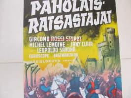 Paholaisratsastajat - Djävulslegionen -elokuvajuliste, John Barrymore, Scilla Gabel, Michel Lemoine