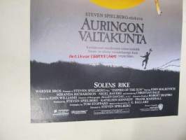Auringon valtakunta - Solens rike -elokuvajuliste, John Malkovich, Miranda Richardson, Steven Spielberg