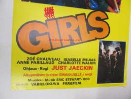 Girls -elokuvajuliste, Zoé Chaveau, Isabelle Mejias, Just Jaeckin