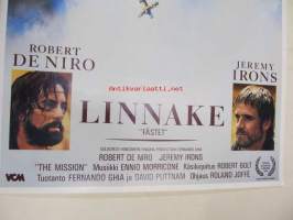Linnake - Fästet -elokuvajuliste, Robert De Niro, Jeremy Irons, Roland Joffé