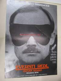 Eversti Redl - Överste Redl -elokuvajuliste, Istvan Szabo, Klaus Maria Brandauer