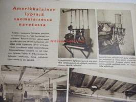 Uusi Suomi Sunnuntailiite 1939 nr 11 sis. mm. seur. artikkelit / kuvat; Saunojen pienoismalleja Kööpenhaminan terveysnäyttelyyn, Lentäminen on turvallista,