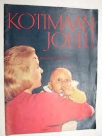 Kotimaan joulu 1959 -joululehti (Katriina, Rosita, Johanna, Korona -kahvimainos takasivulla)