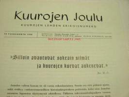 Kuurojen Joulu 1958 -joululehti