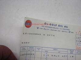 Oy Gulf Oil Ab -astiatiliote 31.5.1961