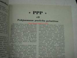 Suunnistaja-lehtiä 1950-luvun alkupuolelta 15 kpl