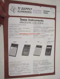 Texas Instruments taskulaskimet -myyntiesite