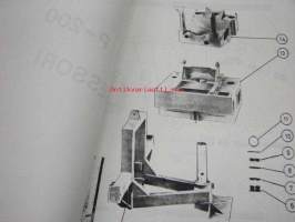Tuiko P-200 prosessori varaosaluettelo 1984