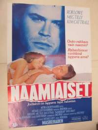 Naamiaiset - Maskeraden -elokuvajuliste, Rob Lowe, Kim Cattrall, Bob Swaim