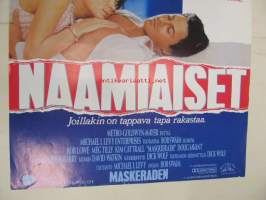 Naamiaiset - Maskeraden -elokuvajuliste, Rob Lowe, Kim Cattrall, Bob Swaim