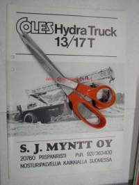 Coles Hydra Truck 13 / 17 T autonosturi -esite