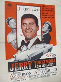 Jerry tuhkimona - Jerry som askunge -elokuvajuliste, Jerry Lewis, Judith Anderson, Frank Tashlin