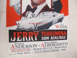 Jerry tuhkimona - Jerry som askunge -elokuvajuliste, Jerry Lewis, Judith Anderson, Frank Tashlin