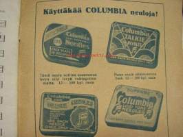 Viimeisiä levy-säveleitä ym. nr 37 1936