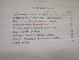 Viimeisiä levy-säveleitä ym. nr 37 1936