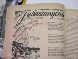 Työväen Urheilulehti 1926 -kesäjulkaisu, Kansikuvituslogo Ola Fogelberg, sis. mm. artikkelit / kuvat; Joukkovoima, Urheilu yhteiskunnallisena ilmiönä,