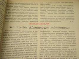 Työväen Urheilulehti 1928 nr 25-26 Amerikannumero, sis. mm. artikkelit / kuvat; (kansikuvituslogo Ola Fogelberg), Työläisurheilu Amerikassa, Detroitin Voima,