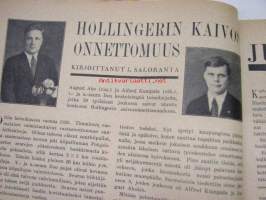 Työväen Urheilulehti 1928 nr 25-26 Canadannumero, sis. mm. artikkelit / kuvat; CSTUL, South Porcupinen Viesti, Sudburyn Kisa, Toronton Yritys, Montrealin Jousi,