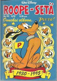 ROOPE-SETÄ  nro 192  , 8/95 - Onneksi olkoon Pluto 1930-1995