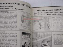 Morris Oxford (Series MO) Operation Manual -käyttöohjekirja