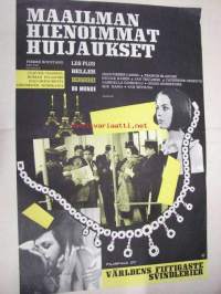 Maailman hienoimmat huijaukset - Världens fiffigaste svindlerier -elokuvajuliste, Jean-Pierre Cassel, Claude Chabrol, Roman Polanski