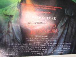 Moskiittorannikko - Moskitkusten -elokuvajuliste, Harrison Ford, Helen Mirren, Peter Weir