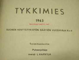 Tykkimies 1963 - Suomen kenttätykistön säätiön vuosikirja nr 6 sis. mm. artikkelin 10.Divisioonan toiminta Valkeasaaren läpimurrossa 1944