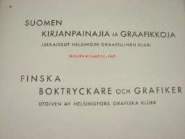 Suomen kirjanpainajia ja Graafikkoja - Finska boktryckare och grafiker