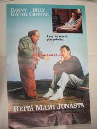 Heitä mami junasta - Släng mamma av tåget -elokuvajuliste, Danny DeVito, Billy Crystal, Kim Greist