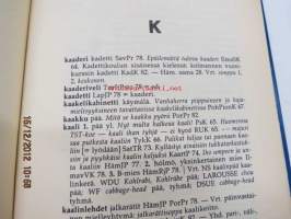 Sotilasslangin sanakirja