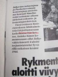 Kansa taisteli 1982 nr 6 - 25 vuotta - juhlanumero , Hitler hengenvaarassa, Aunuksesta tuli äkkilähtö Urho Nissinen muistelee, Sakari Alapuro: taistelin