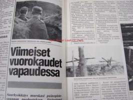 Kansa taisteli 1982 nr 6 - 25 vuotta - juhlanumero , Hitler hengenvaarassa, Aunuksesta tuli äkkilähtö Urho Nissinen muistelee, Sakari Alapuro: taistelin