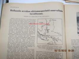 Säästäjä 1940 nr 6-7, sis. mm. seur. artikkelit; Hollannin siirtomaaperintö, Nuorten harat heilumaan, Kirvesmies ja kirvesmies, Käsityösivu, Kurre -sarjakuva