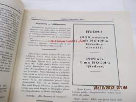 Teknillinen Reklaamilehti Alinko Tekniskt Reklamblad 1929 nr 5 -tukkuliikkeen asiakas- ja mainoslehti