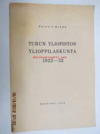 Turun Yliopiston ylioppilaskunta 1922-32