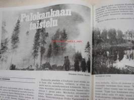 Kansa Taisteli 1974 nr 7, Kohti Korpiselkää ( 2-JR 23) kuva mm Viipurin asemasta sekä taistelukartta Ilmomantsi - Tohmajärvi. Partisaanien hyökkäys Lokan kylään.