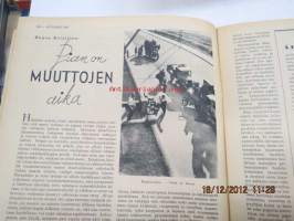 Kotiliesi 1935 nr 10, toukokuu kansi Martta Wendelin (kukkamyyjä torilla) , sis.; Kotitalousmuseo?, Lastenhuoneita, Arabia mainos mallit Aino, Väinö ja Tapio.