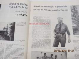 Helsingfors Journalen 1937 nr 22 -sis. mm. artikkelit / kuvat; Kansikuva Miss Europa Britta Wikström, Weekend camping, Heléne och Georg Jacobson, Kerstin