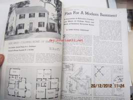 American Builder and Building Age May 1937 -koteja ja rakentamista Amerikan malliin, erittäin runsaasti mainoksia materiaaleista, työkaluista, keittiökoneista ym.