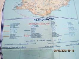 Autokarte Skandinavien
