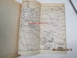 Rom -3 kappaletta karttoja Roomasta, 1800-luvulta, irroitettu kirjasta