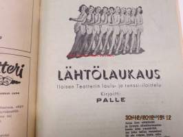 Iloinen teatteri Kesäkausi 1945 -käsiohjelma