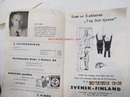 Åbo svenska teater spelåret 1959-60, Kiss me, Kate -käsiohjelma