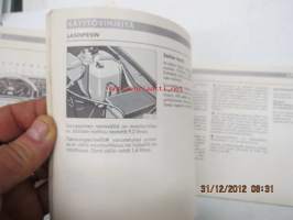 Volkswagen Golf 1986 -käyttöohjekirja