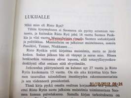 Ei muuta kunniaa - Risto Rytin kujanjuoksu 1939-1945