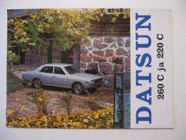 Datsun 260 C ja 220 C  -myyntiesite