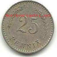 25  penniä  1926